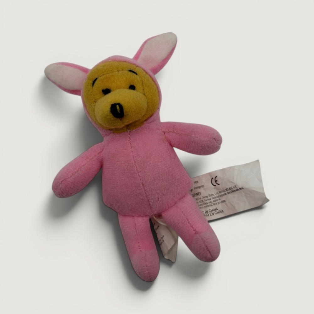 Disney Winnie the Pooh‎ Piglet Costume Magnetic Plush 4" Vintage Magnet Toy